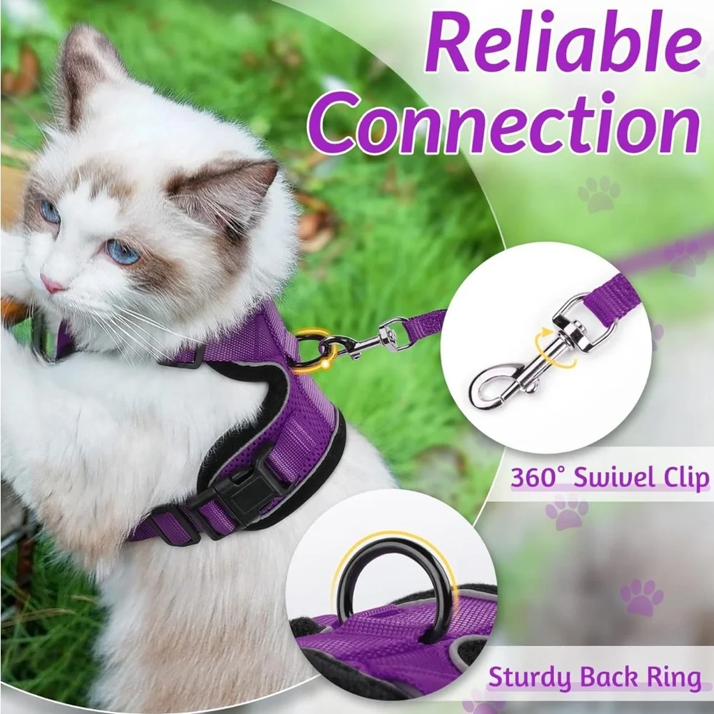 Rabbitgoo purple harness & leash, size XXS, New in Package.
